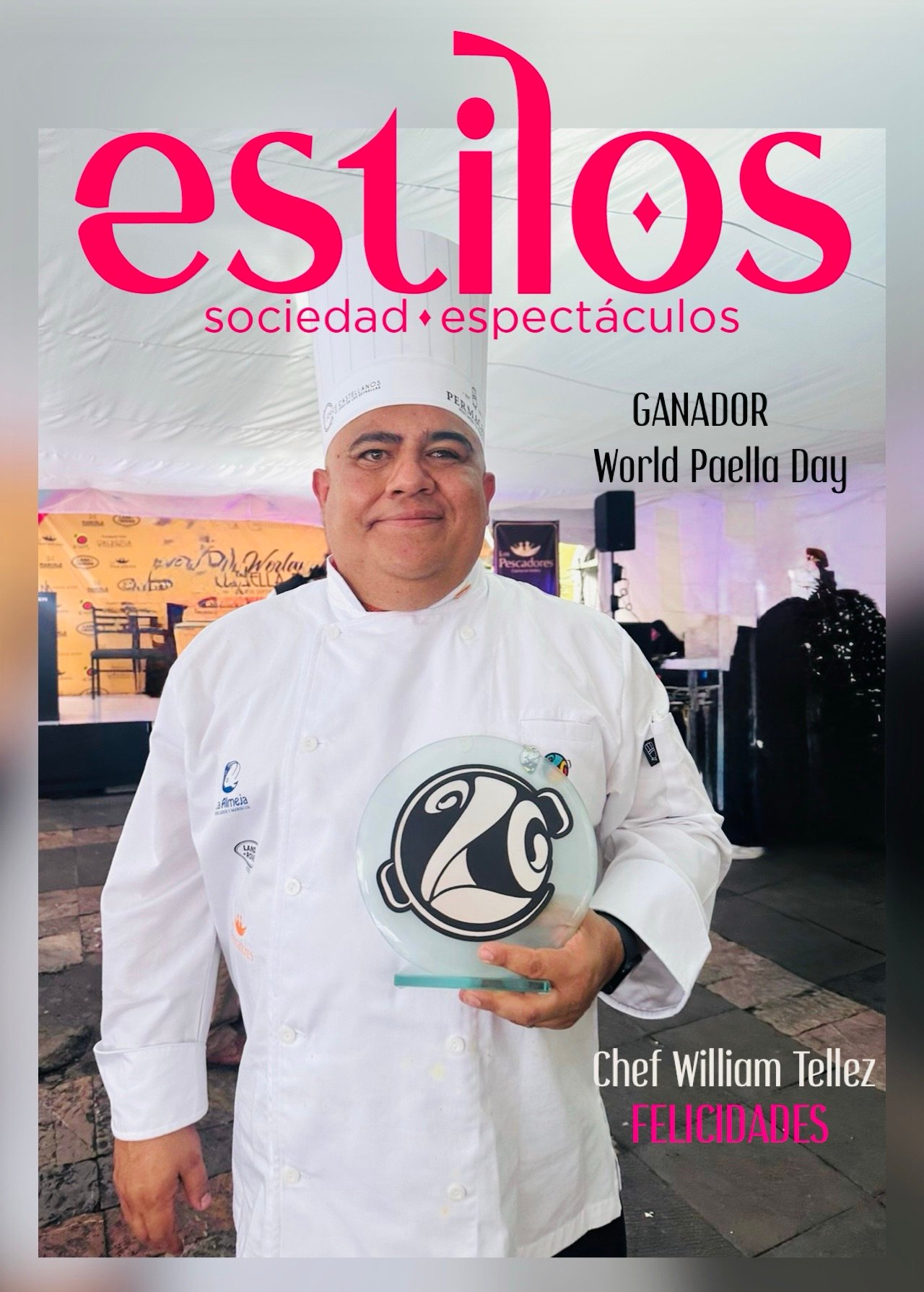 🥇 Chef tlaxcalteca William Tellez gana primer lugar en el World Paella Day México 2025