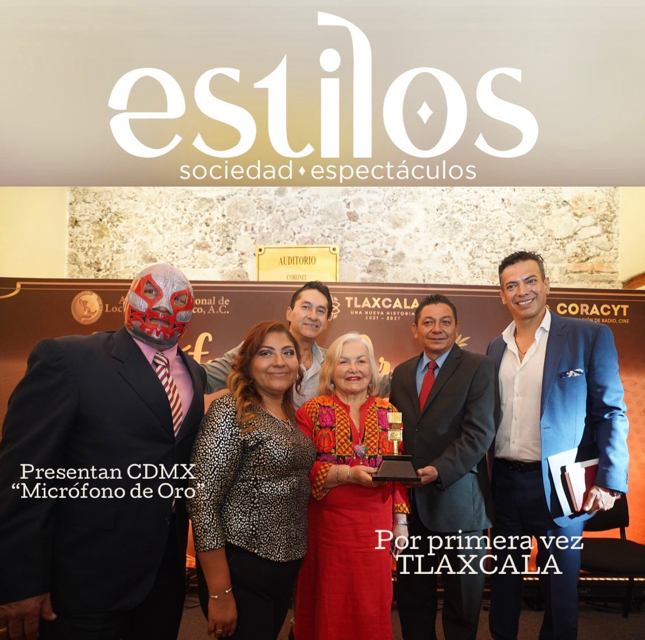 Presentan en CDMX el “Micrófono de Oro”, que por primera vez se entregará en Tlaxcala